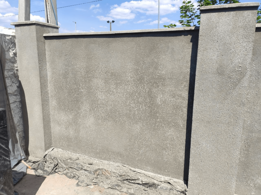 Укріплення конструкції методом торкретування — нанесення спеціальної суміші під тиском